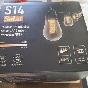 Solar outdoor  app controlled light string